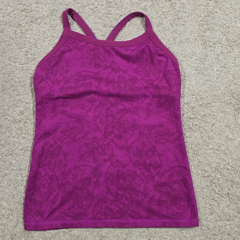 Lululemon Ujjayi Power Y Tank top size 10 - Picture 3 of 5